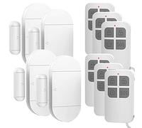 Alarme Porte Chatthen 130 DB, 4 Alarmes avec 8 Télécommandes, Détecteur Ouverture Porte et Fenêtre Magnétique, Alarme Maison sans Fil 3 Modes pour Maison, Garage et Bureau, Lot de 4