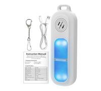 Alarme porte-clé, alarme de sécurité personnelle - Porte-clés de sirène personnalisé 130Db avec lumière flash LED | Alarme de lumière de sécurité portable pour femmes, filles, vélo de