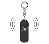 Alarme porte-clés, alarme de sécurité personnelle - à haut volume de 130 db, alarme personnelle avec son sûr pour personnes âgées, porte-clés avec alarme de sécurité, porte-clés avec lumière LED