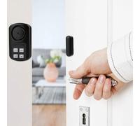 Alarme Porte Et Fenêtre Sans Fil - Alarme Maison Anti-Intrusion Anti-Vol Contre L'effraction - Etanche (Ip 67) - 4 Modes 140 Db Vert