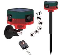 Alarme pour chien aboyant, 129 dB - Détecteur de mouvement à 360° - Avec télécommande sans fil - Enregistrement et 13 types de sons forts - Pour la sécurité de la maison - Sirènes