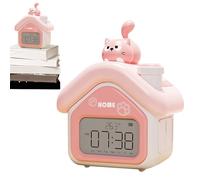Alarme pour - Mignon LED numérique avec Fonctions, Chambre de Chevet compacte Horlogerie | Cadeau d'anniversaire pour Tout-Petits Chambre Voyage école dortoir Nuit Bureau