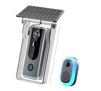 Alarme radio concentrée de sécurité - Alimentation photovoltaïque - Plan étanche - Détection de mouvement intelligente - Stockage de brouillard gratuit - Existence de réponse - Stockage gratuit