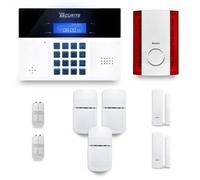 Alarme sans fil - DNBi - 2 à 3 pièces - Détecteur de mouvements - Sirène extérieure - GSM