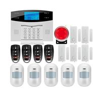 Alarme Securite Maison, Système d'alarme de sécurité à Domicile sans Fil GSM for l'application Tuya avec détecteur Mouvement Compatible(G2BW14)