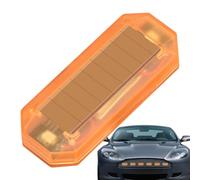 Alarme simulée à énergie Solaire, lumière d'alarme simulée Fausse Lampe | Lampe flash d'avertissement pour motos, véhicules électriques, vélos, voitures, camions, wag