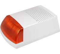 Alarme solaire Boîte d'alarme factice Sirène extérieure avec LED