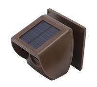 Alarme Solaire D'allée sans Fil, Longue Portée de 800 M, Capteur de Mouvement Extérieur Résistant aux Intempéries et Système D'alerte de sécurité avec Batterie