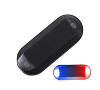 Alarme Solaire De Voiture, Flash D'avertissement Solaire, Lumière Clignotante De Sécurité Lumineuse Et Étanche pour L'extérieur, Barre De Lampe De Sécurité D'alarme Clignotante De Voiture Sola