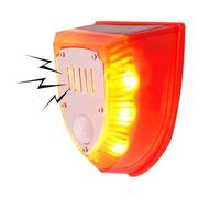 Alarme Solaire Détecteur De Mouvement avec Son - Dispositif De Repoussage d'animaux De Jardin,Dispositif de Détection de Mouvement Solaire à Grand Angle pour la Dissuasion dans Les