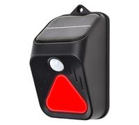 Alarme solaire d'extérieur - Lumière de sécurité étanche - Lumière de sécurité agricole | 4 modes d'éclairage solaire activé par le mouvement, conduite d'animaux nocturnes pour jardins, PP, panneau