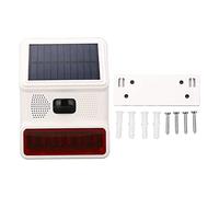 Alarme Solaire sans Fil, capteur Infrarouge 100db, IP65, Alarme sonore et Lumineuse pour Villas, communautés, magasins