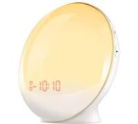 Alarme Sunrise Horloge Réveil Lumière Somnifère 7 Couleur Sunrise Simulation Radio Fm BT229 G