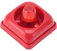 Alarme visuelle stroboscopique LED 3 modes sonores Lumière clignotante Klaxon de sécurité incendie DC12V 24V