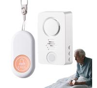 Alarmes de lit pour personnes âgées : téléavertisseur pour soignants de 3,23 x 1,97 x 0,94 pouces, avertissement sans fil près du lit, alarme d'appel pour soignants de longue portée, Cab
