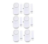 Alarmes De Porte, Antivol sans fil, installation facile, alerte anti-cambriolage, alarme de porte et fenêtre for la sécurité de la maison, capteur magnétique DIY, 6 pièces Pour La SéCurité à Domicile