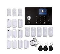 Alarmes Maison, G30 Tuya GSM système d'alarme de sécurité à Domicile 433 MHz Kit antivol sans Fil Fonctionne avec télécommande APP(YK-002-GSM-G30-L)