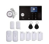 Alarmes Maison, G30 Tuya GSM système d'alarme de sécurité à Domicile 433 MHz Kit antivol sans Fil Fonctionne avec télécommande APP(YK-002-GSM-G30-D)