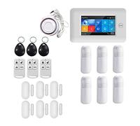 Alarmes Maison, PG-106 4G GSM GPRS sans Fil 433 MHz systèmes d'alarme de sécurité à Domicile intelligents APP télécommande for système(YS021-PG-106-4G-WH-N)