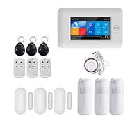 Alarmes Maison, PG-106 4G GSM GPRS sans Fil 433 MHz systèmes d'alarme de sécurité à Domicile intelligents APP télécommande for système(YS021-PG-106-4G-WH-F)