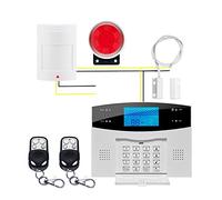 Alarmes Maison, Système d'alarme de sécurité à Domicile sans Fil GSM for l'application Tuya avec détecteur Mouvement Compatible(G2BW18)