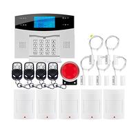 Alarmes Maison, Système d'alarme de sécurité à Domicile sans Fil GSM for l'application Tuya avec détecteur Mouvement Compatible(G2BW20)