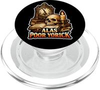 Alas Poor Yorick Hamlet Citation Tragédie PopSockets PopGrip pour MagSafe