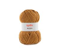 Alaska acrylique de Katia pelotes de 100 g et 115 mètres pour tricoter avec des aiguilles de 6 à 6,5 ou au crochet de 5 à 5,5 Marron clair (65)
