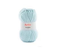 Alaska acrylique de Katia pelotes de 100 grammes et 115 mètres Pour tricoter avec des aiguilles de 6 - 6,5 ou crochet de 5 - 5,5 Couleur Céleste Clair (66)