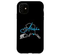 Alaska Amérique avec Ours Polaire Coque pour iPhone 11