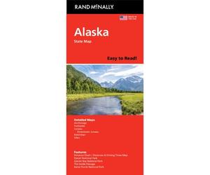 Alaska, carte facile à lire | Rand McNally