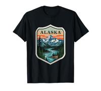 Alaska Court of Arms : Aventures en Pleine Nature à la découverte des Terres T-Shirt