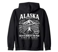 Alaska Denali : Les Secrets de la Pyramide Noire sous Le pic Sweat à Capuche