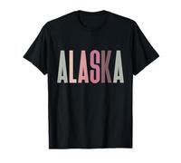Alaska Home State USA Vintage Retro Country Patriotique T-Shirt