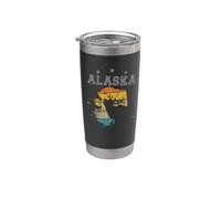 Alaska Hunter d'époque Gobelet isotherme en acier inoxydable double paroi
