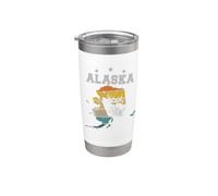 Alaska Hunter d'époque Gobelet isotherme en acier inoxydable double paroi