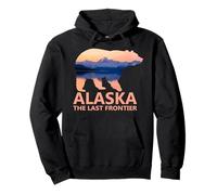 Alaska Ours Grizzly Camping Nature Souvenir Sweat à Capuche