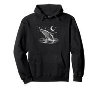 Alaska Retro Ocean Whale Scene Scenic Outdoor Sweat à Capuche