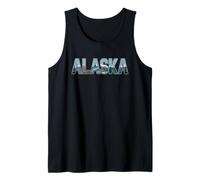 Alaska T-Shirt - Retro Vintage Travel Outdoors Mountain Débardeur