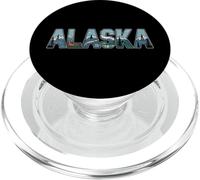 Alaska T-Shirt - Retro Vintage Travel Outdoors Mountain PopSockets PopGrip pour MagSafe
