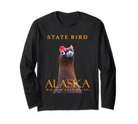 Alaska Territory Bird The Willow Tétras Manche Longue