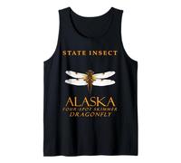 Alaska Territory Insect The Four Spot Skimmer Libellule Débardeur