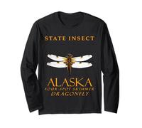 Alaska Territory Insect The Four Spot Skimmer Libellule Manche Longue
