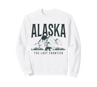 Alaska The Last Frontier Bear Mountains Souvenir Vintage Sweatshirt