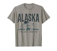 Alaska The Last Frontier Bear Mountains Souvenir Vintage T-Shirt