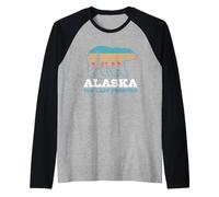 Alaska The Last Frontier Ours Grizzly Manche Raglan