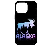 Alaska The Last Frontier Souvenir d'élan Vintage Coque pour iPhone 16 Pro
