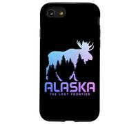 Alaska The Last Frontier Souvenir d'élan Vintage Coque pour iPhone SE (2020) / 7/8