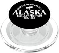 Alaska - The Last Frontier - Throwback Design - Classic PopSockets PopGrip pour MagSafe
