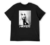 Alaska Thunderfuck LGBT Hieeee T-Shirt Graphic Tee Printed Top Mens Black Shirt 3XL